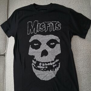 Misfits Black Skull Graphic Tee